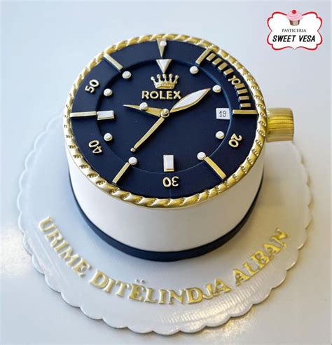 rolex watch cakes|watch cake topper rolex.